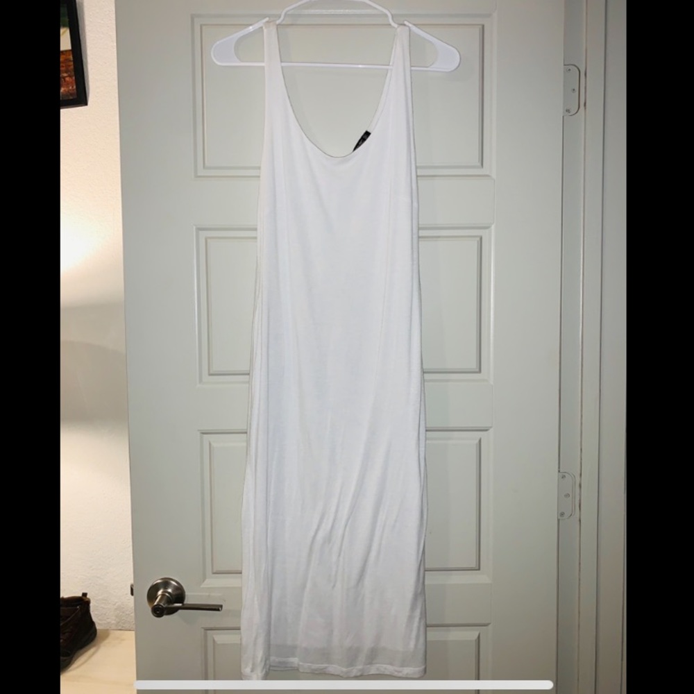 White long dress
